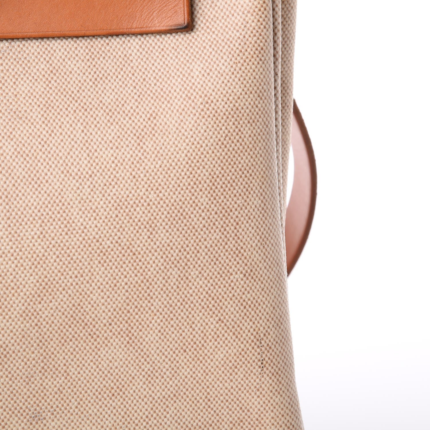 Hermes Toile Vache Calfskin Herbag 39 MM Natural 27 of 37