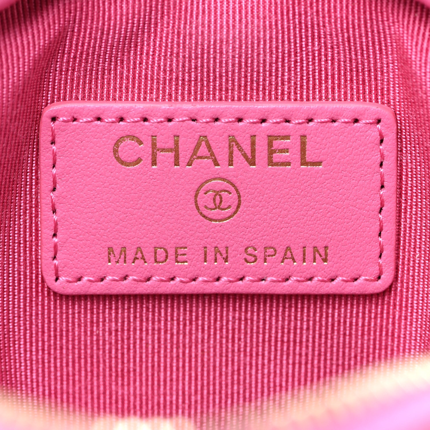 Chanel Caviar Quilted Zip Around Classic Coin Purse Pink 6 of 8