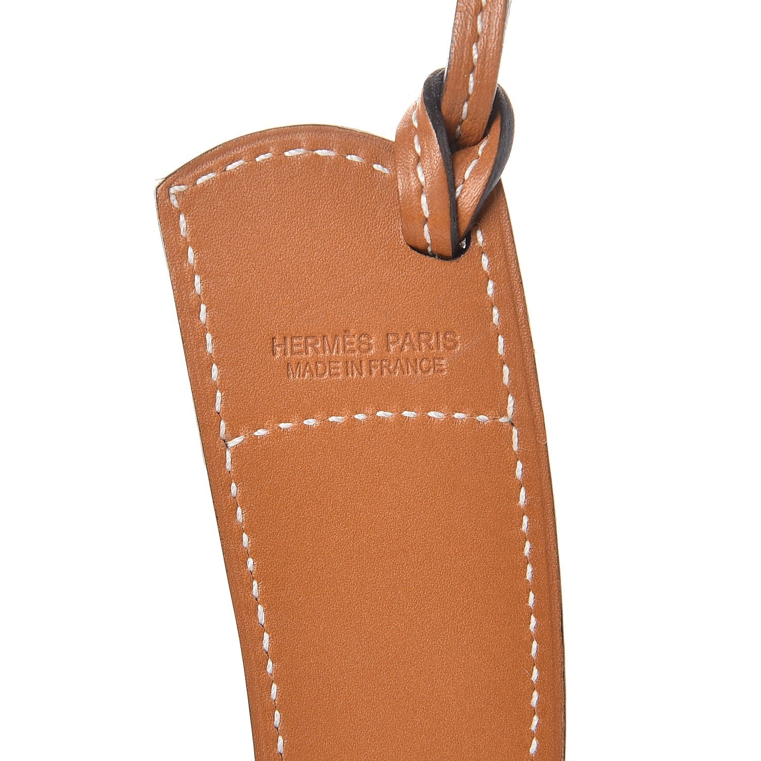 Hermes Box Swift Boot Bag Charm Natural Sable 3 of 4