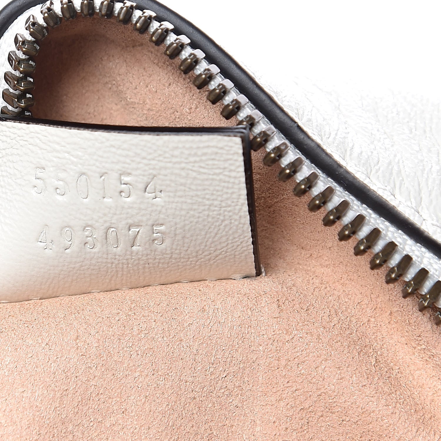 Gucci Calfskin Matelasse Mini GG Marmont Round Shoulder Bag White 7 of 12