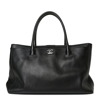 Chanel Calfskin Cerf Executive Shopper Tote Black 1 of 17