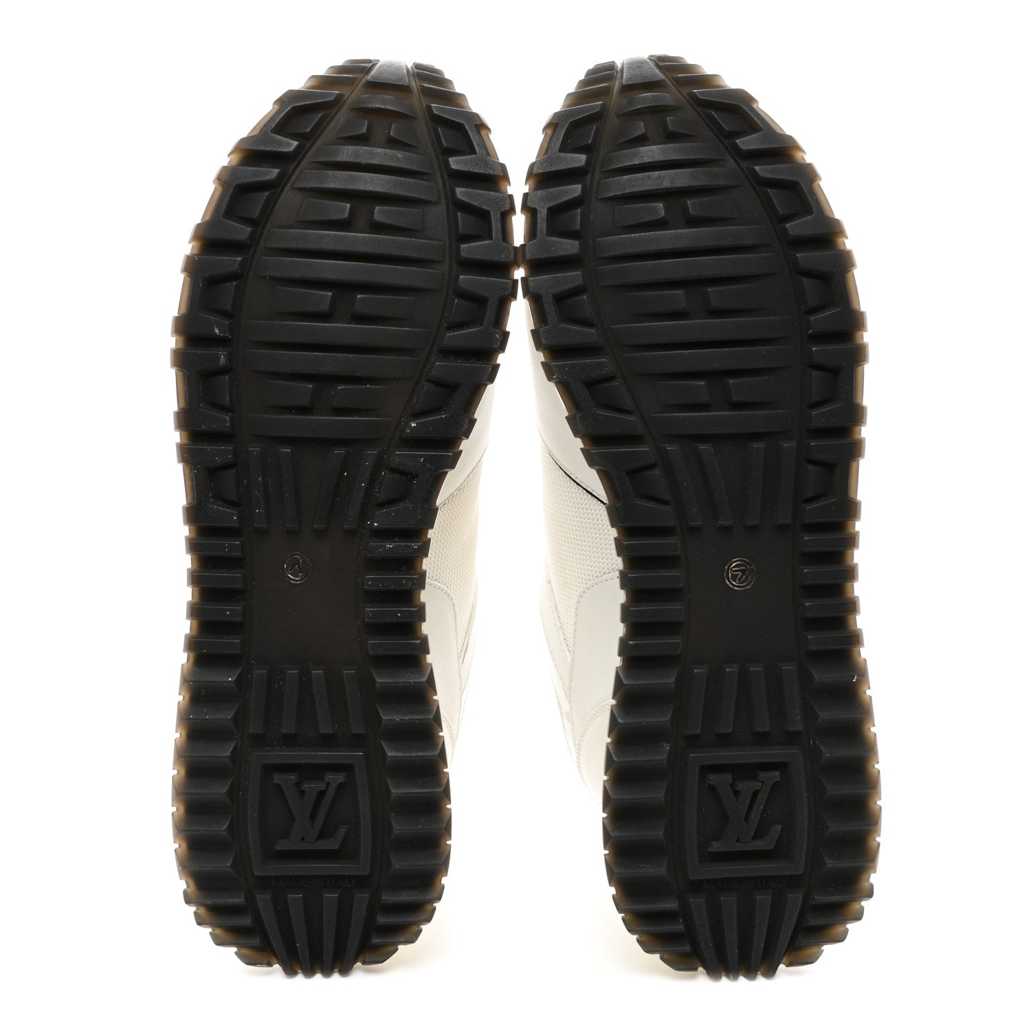Louis Vuitton Calfskin Monogram Run Away Sneakers 37.5 White 5 of 8