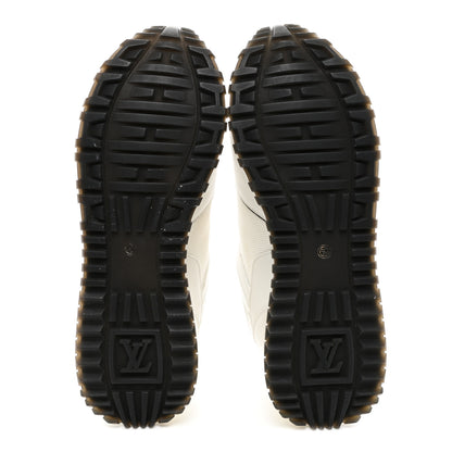 Louis Vuitton Calfskin Monogram Run Away Sneakers 37.5 White 5 of 8