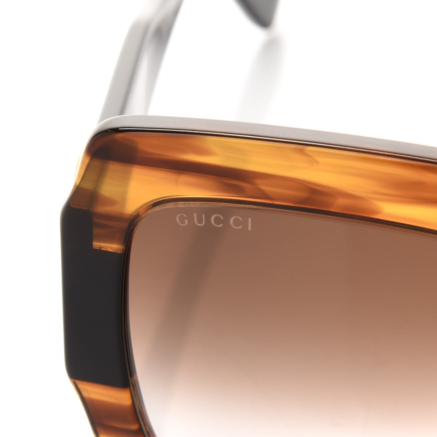 Square Frame GG0178S Sunglasses Havana
