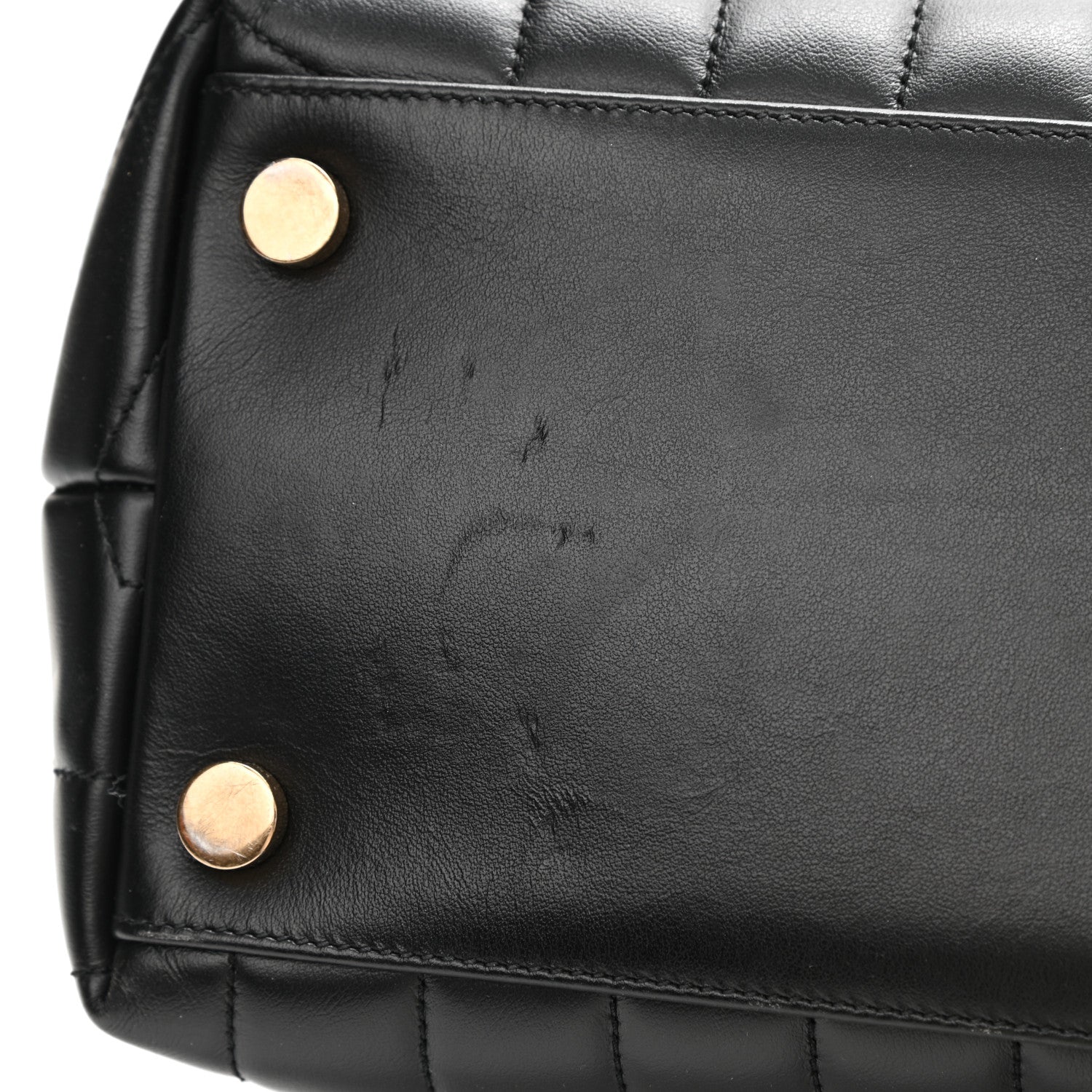 Saint Laurent Calfskin Y Quilted Monogram Large Loulou Chain Satchel Black 11 of 12