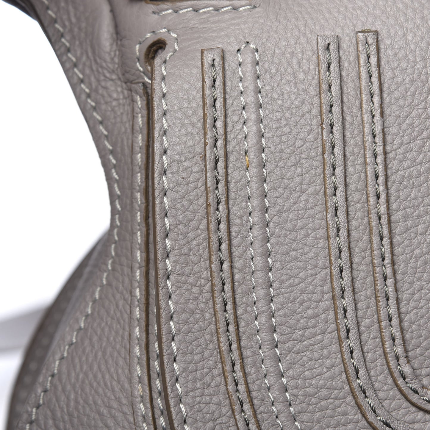 Calfskin Medium Marcie Satchel Cashmere Grey
