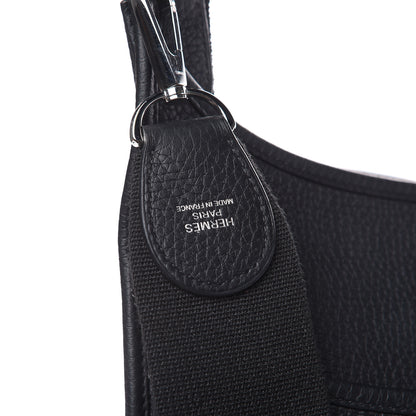 Hermes Taurillon Clemence Evelyne III GM Black 8 of 13