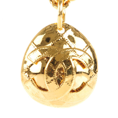 Chanel CC Pendant Necklace Gold 3 of 5