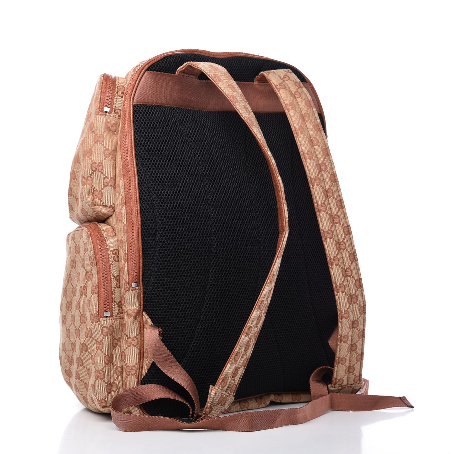 X MLB GG Monogram LA Dodgers Large Backpack Beige Ruggine Ivory