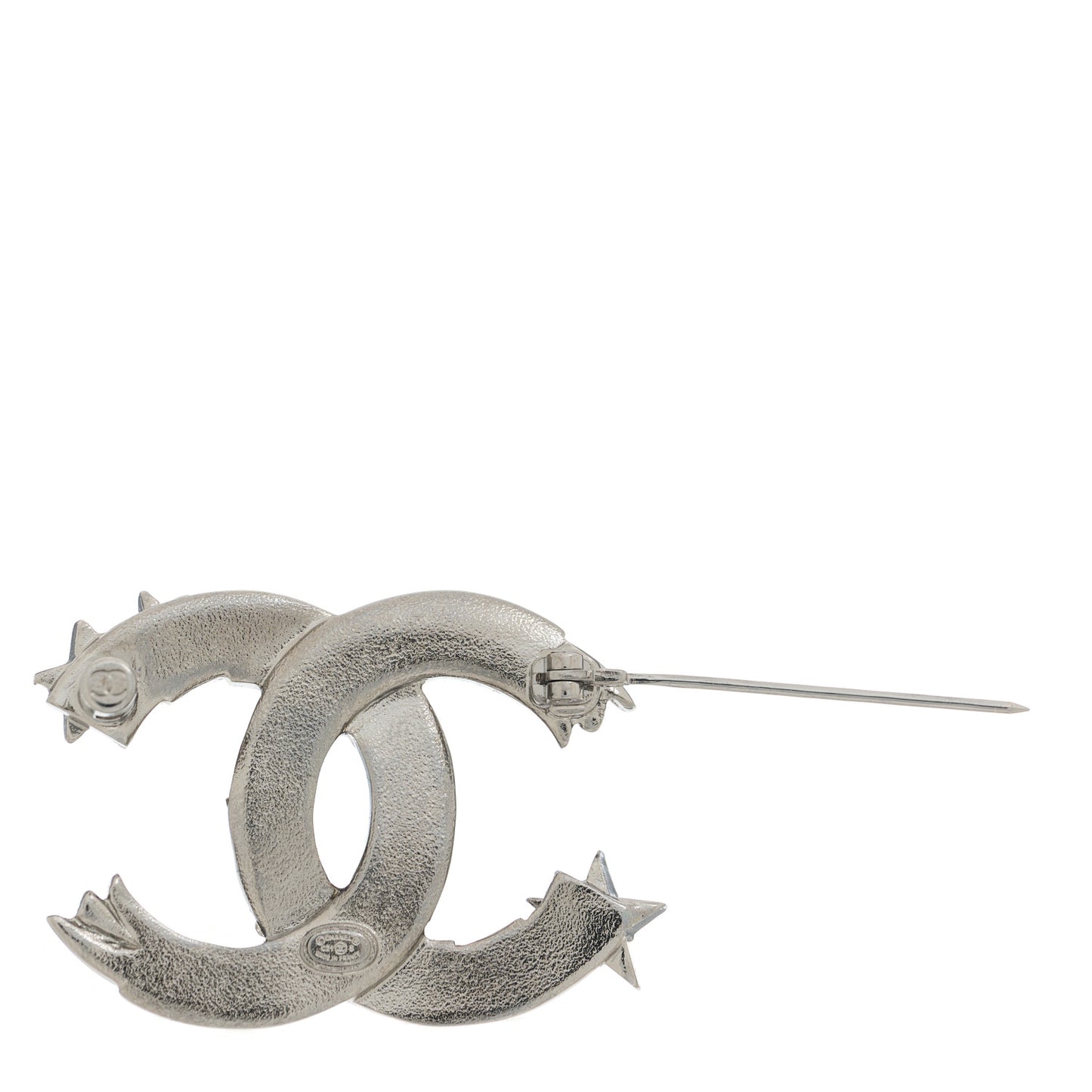 Crystal Starfall CC Brooch Silver