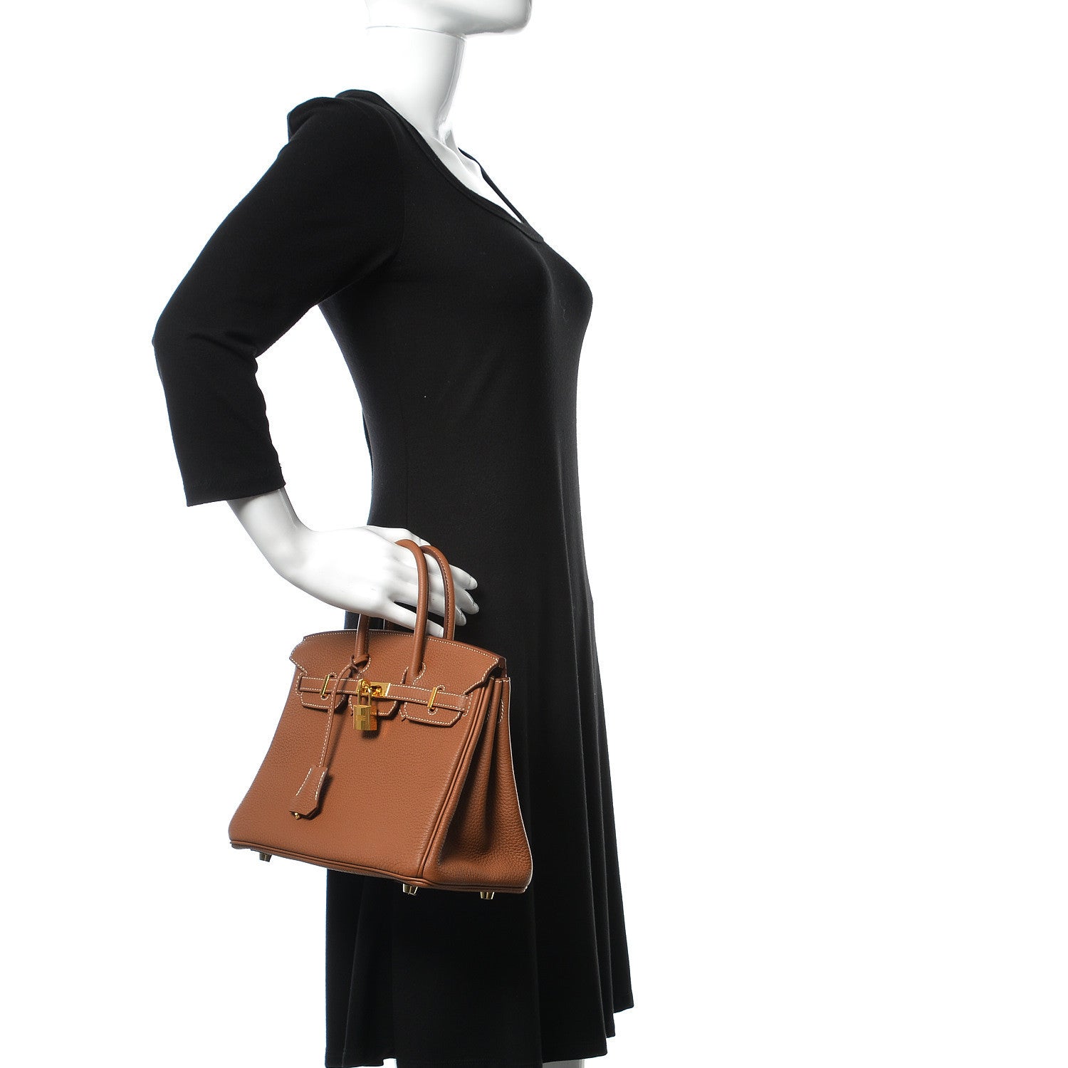 Hermes Togo Birkin 25 Gold 2 of 16