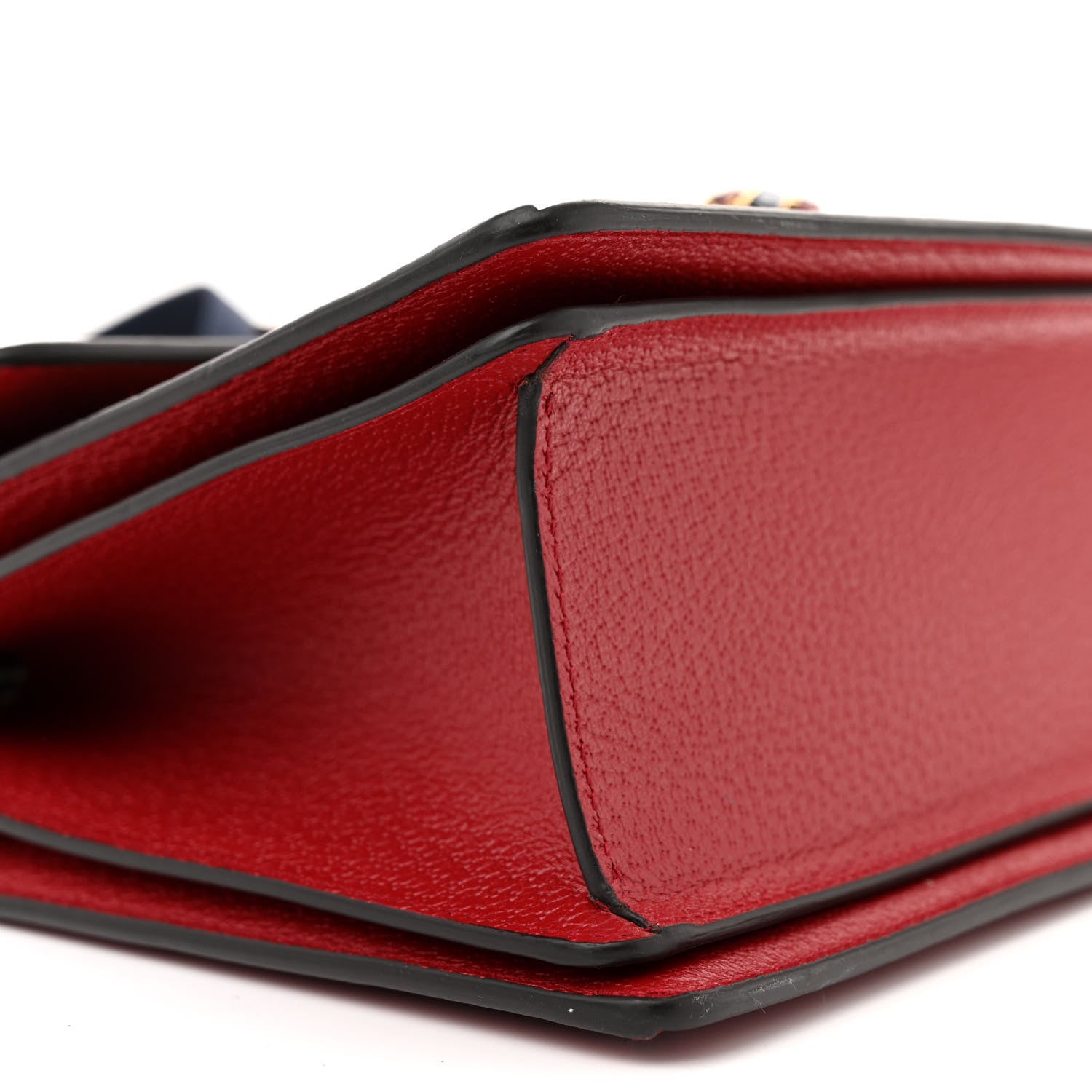 Gucci GG Supreme Monogram Small Queen Margaret Top Handle Bag Red 9 of 13