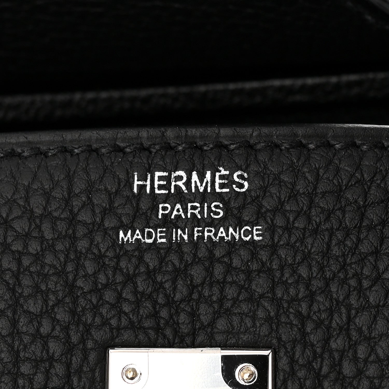 Hermes Togo Birkin 25 Black 6 of 11