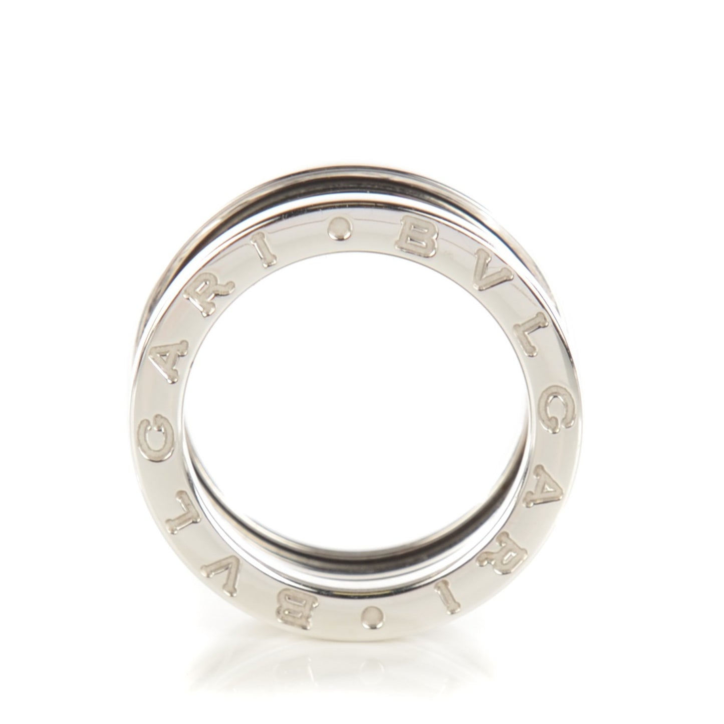 18K White Gold B.Zero1 3 Band Ring 49 4.75