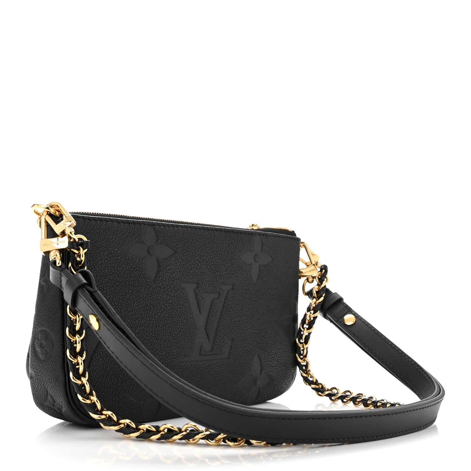 Louis Vuitton Empreinte Monogram Giant Multi Pochette Accessories Black 3 of 11