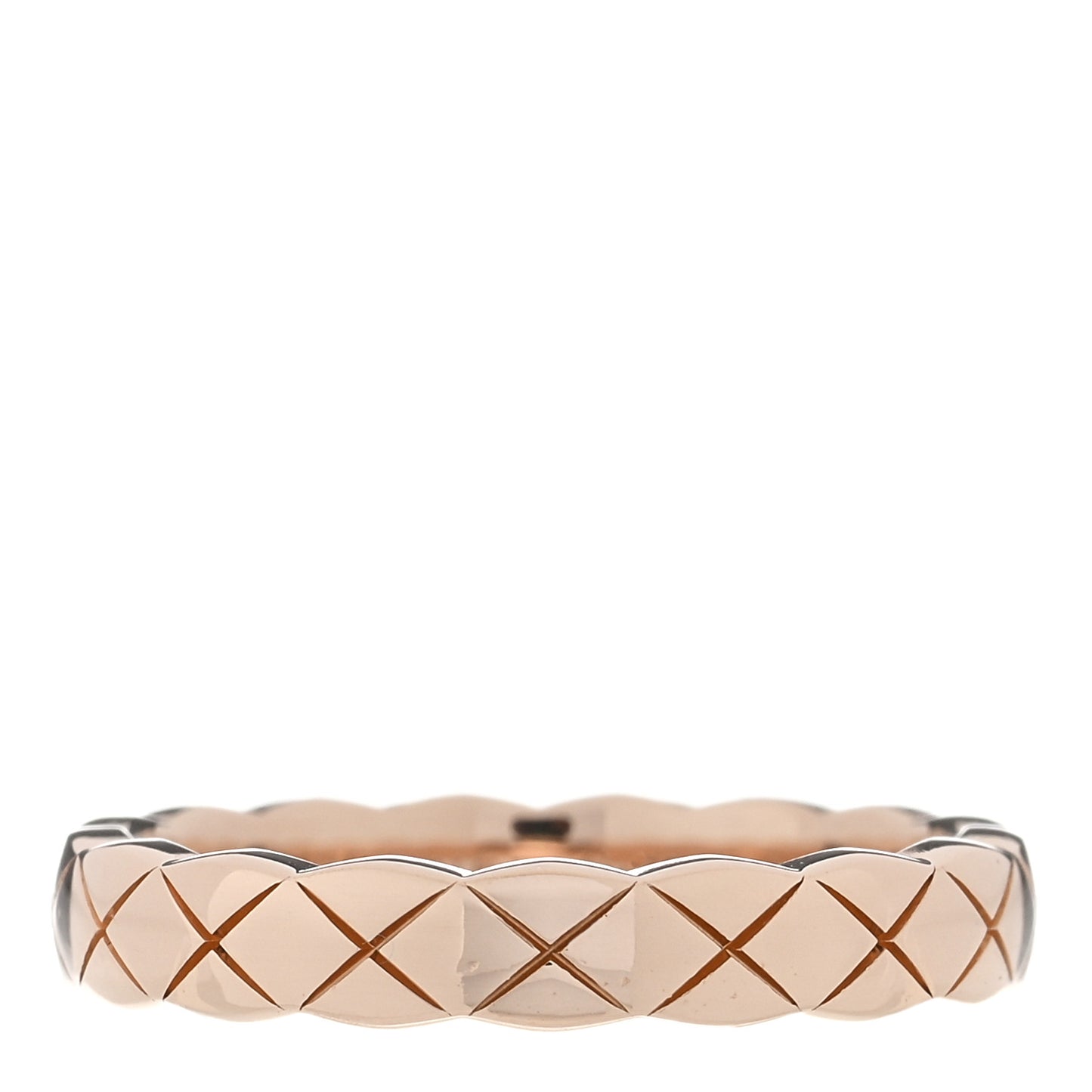 18K Beige Gold Mini Coco Crush Ring 48 4.5