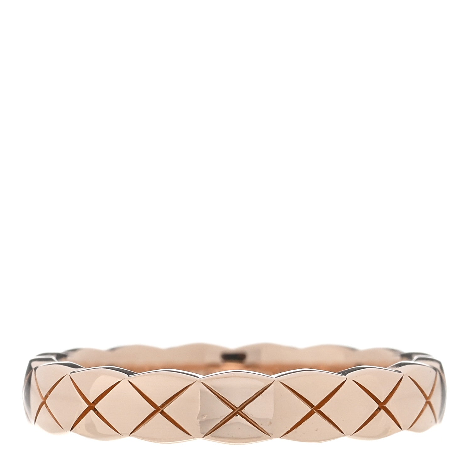 Chanel 18K Beige Gold Mini Coco Crush Ring 48 4.5 1 of 5