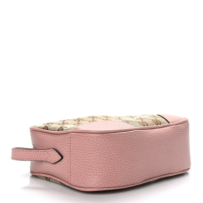 Gucci Monogram Mini Bree Messenger Bag Beige Soft Pink 4 of 10