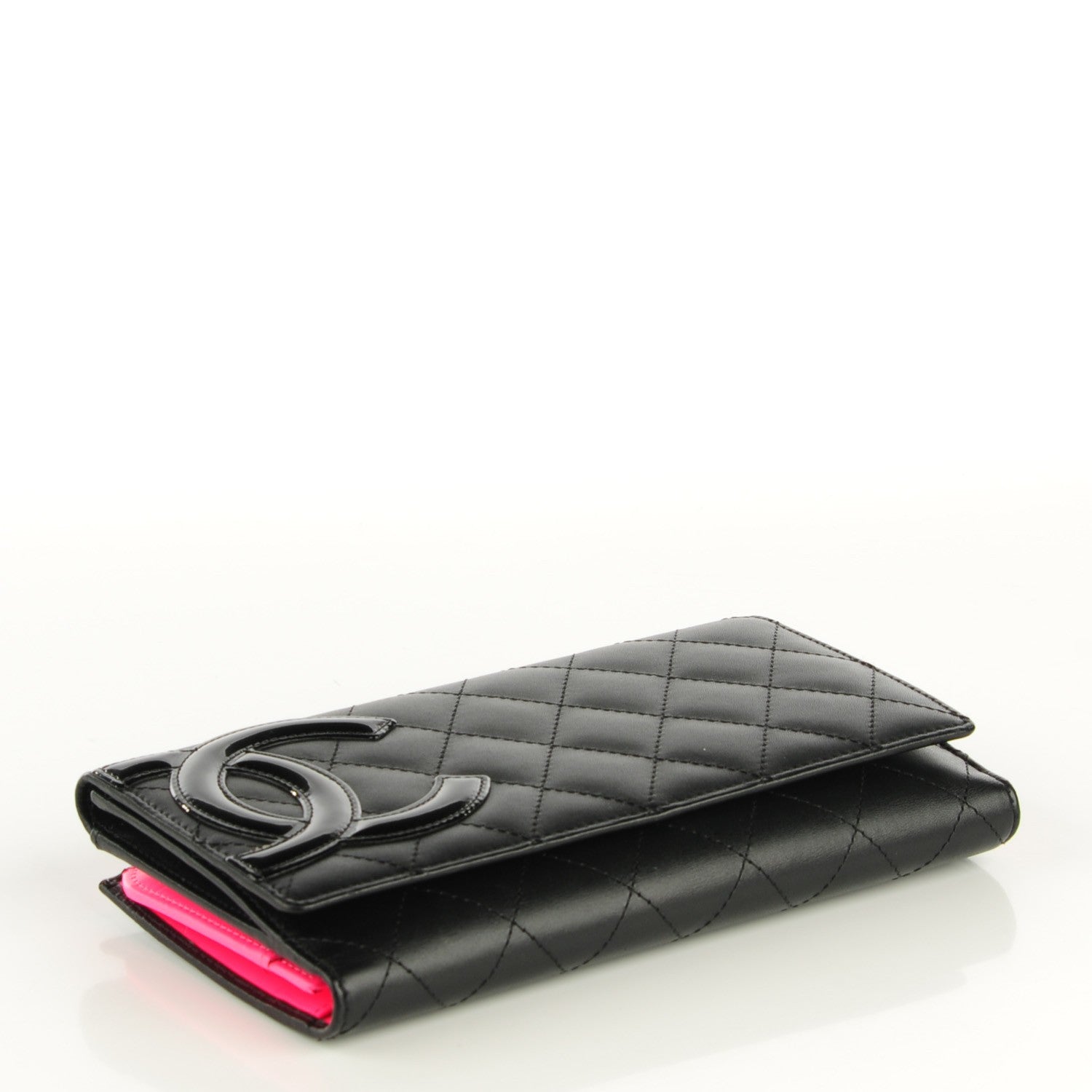 Chanel Calfskin Quilted Cambon Flap Wallet Black 4 of 8