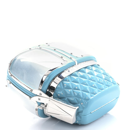 Chanel Lucite Enamel Strass Evening In The Mountain Gondola Minaudiere Clutch Light Blue 4 of 9