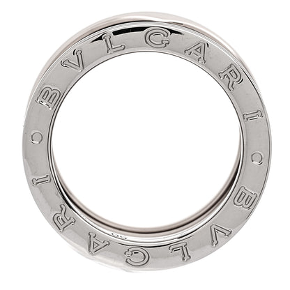 Bulgari 18K Rose White Gold Labyrinth B.Zero1 Four-Band Ring 50 5.25 4 of 7