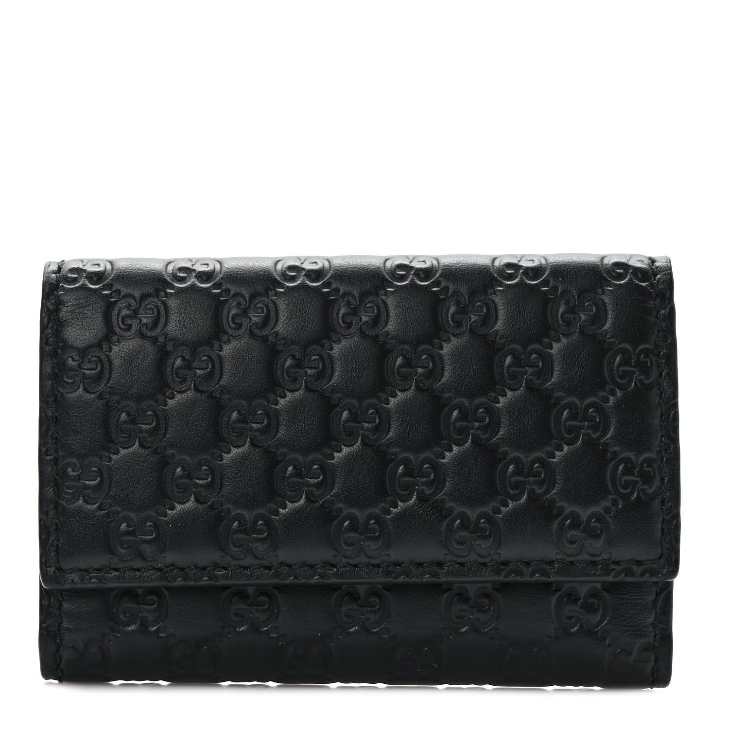 Gucci Microguccissima 6 Key Holder Case Black 1 of 6
