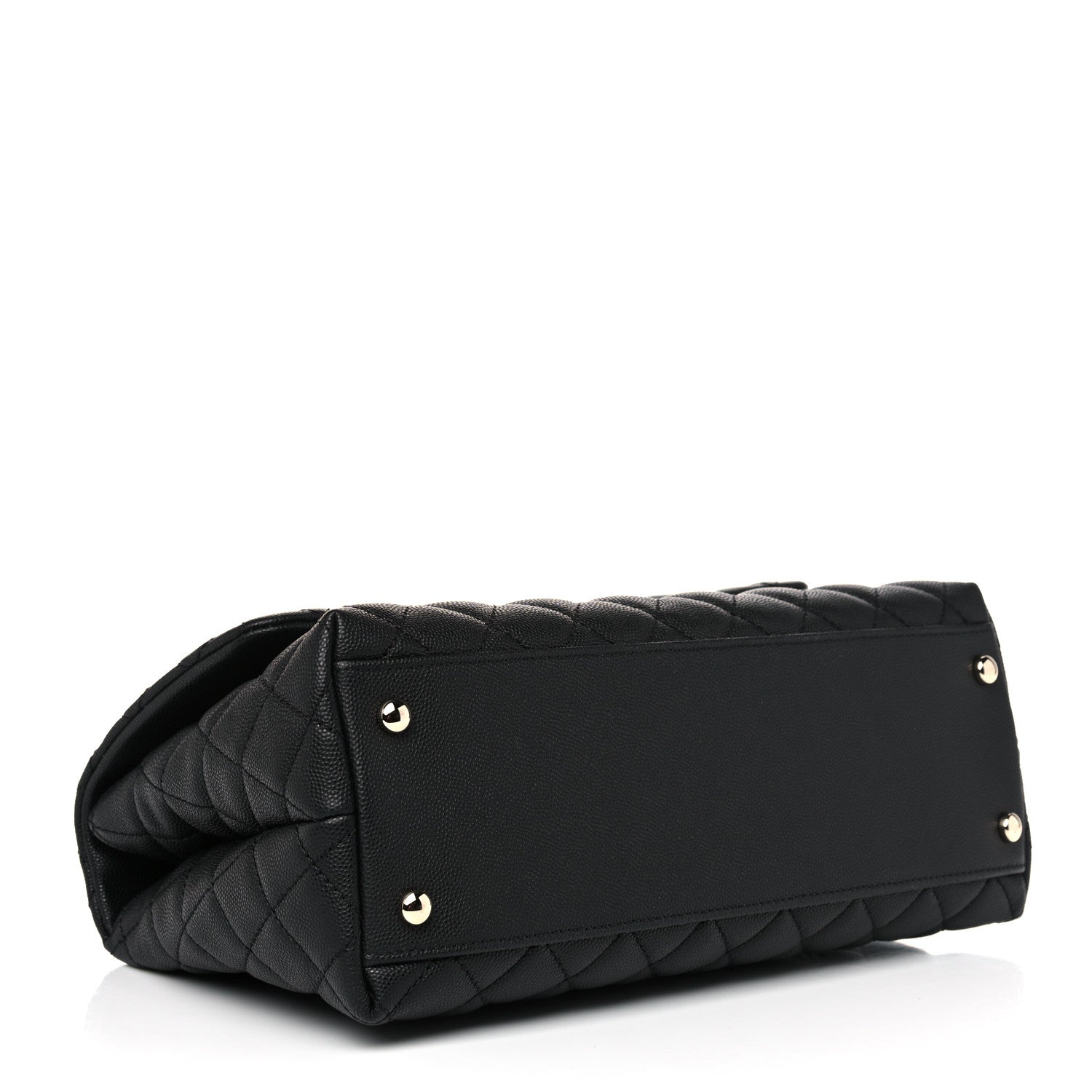 Chanel Caviar Quilted Small Coco Handle Flap Black 4 of 10