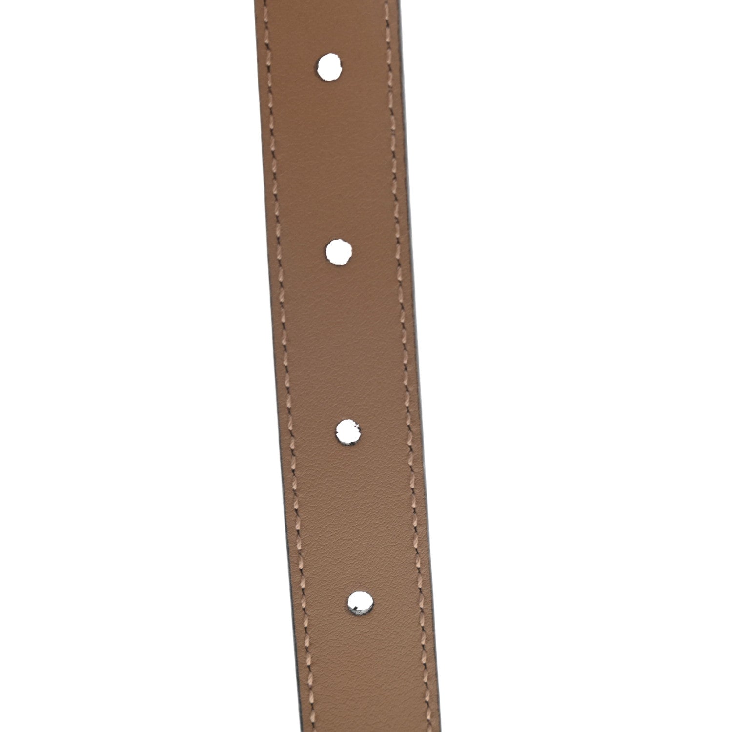 Gucci Moon Calfskin Double G 20mm Belt 85 34 Natural Tan 5 of 5