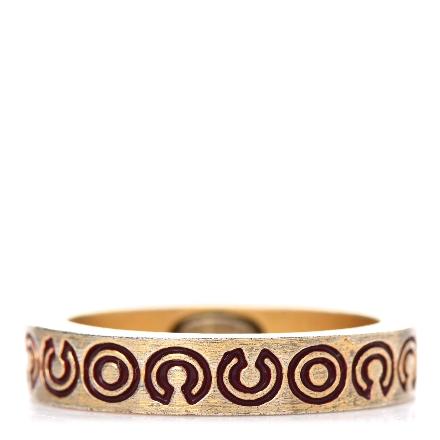 Chanel Metal Coco Logo Ring 54 Gold 1 of 5