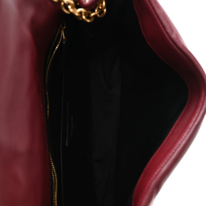 Saint Laurent Lambskin Matelasse Monogram Medium Jamie 4.3 New Dark Bordeaux 5 of 10