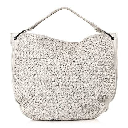 Bottega Veneta Nappa Intrecciato Large Loop Hobo White 1 of 16