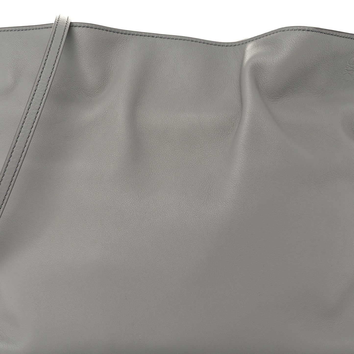 Nappa Medium Flamenco Knot Bag Ghost