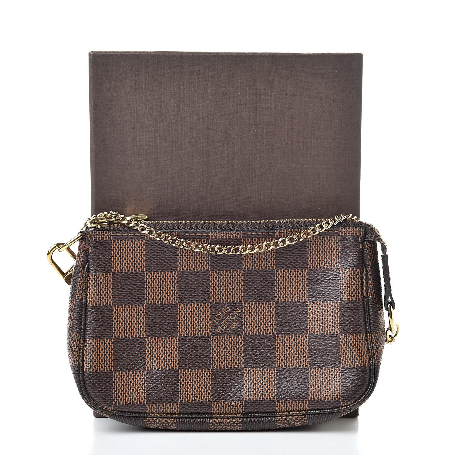 Louis Vuitton Damier Ebene Mini Pochette Accessories 8 of 8