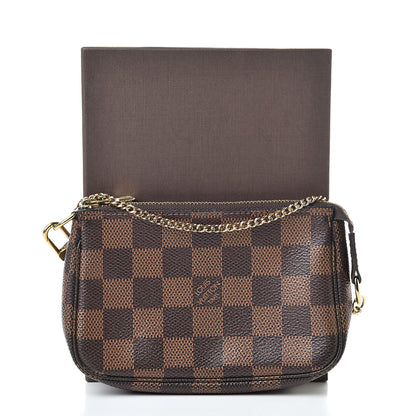 Louis Vuitton Damier Ebene Mini Pochette Accessories 8 of 8