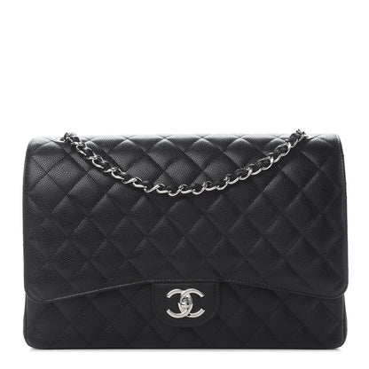 Chanel Caviar Quilted Maxi Double Flap Black 1 of 9