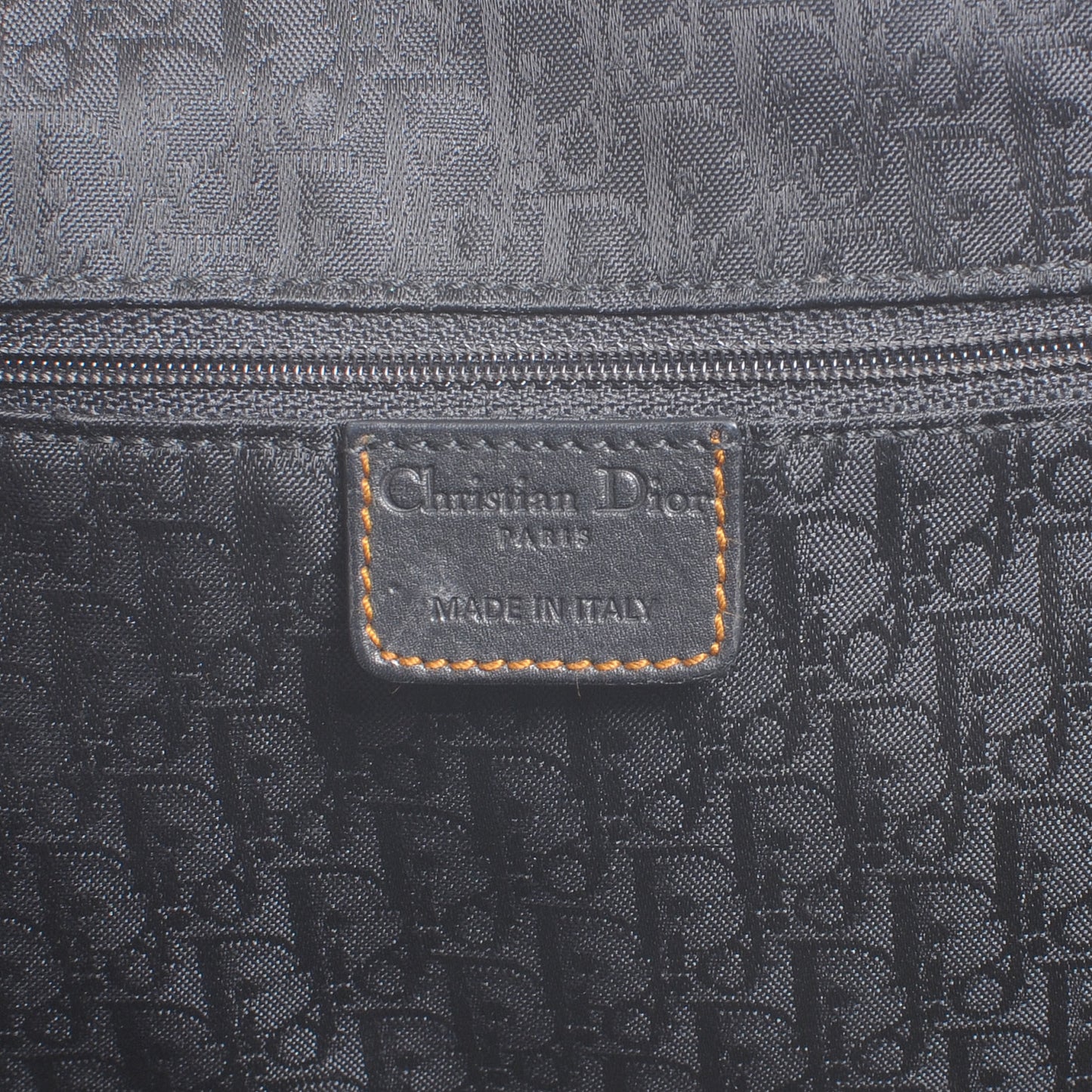 Leather XL Gaucho Zipped Tote Black