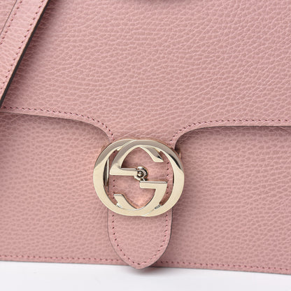 Gucci Dollar Calfskin Interlocking G Shoulder Bag Soft Pink 8 of 10