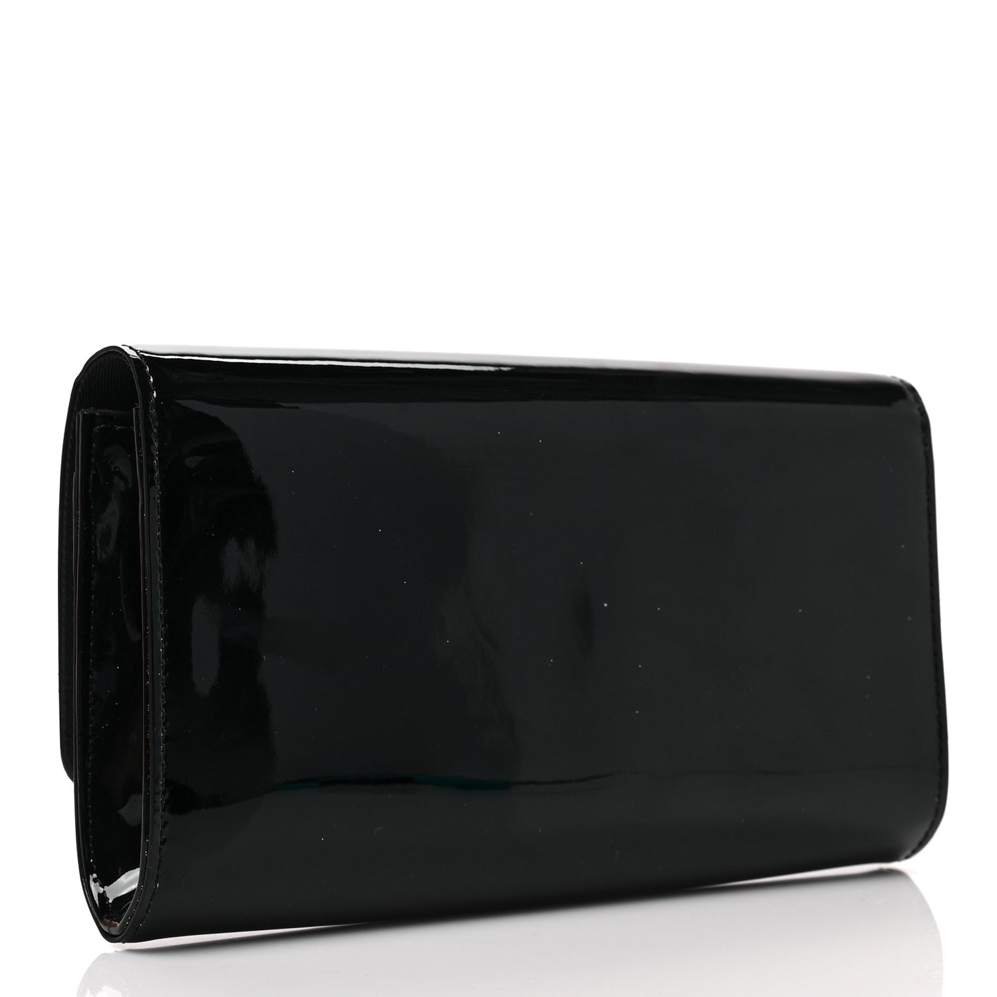 Patent Louise EW Clutch Black