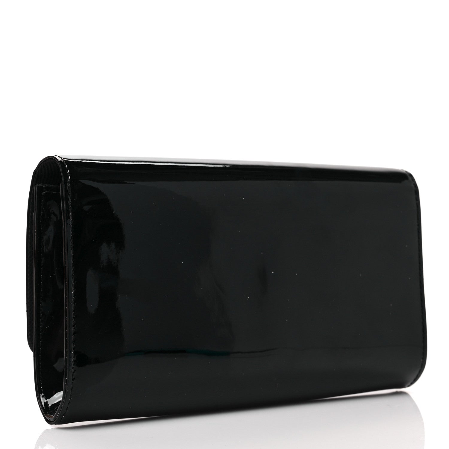 Louis Vuitton Patent Louise EW Clutch Black 3 of 7