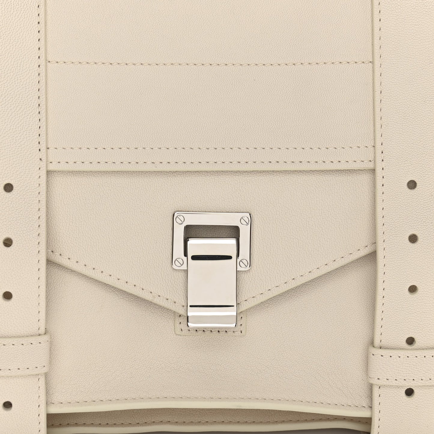 Lambskin Medium PS1 Satchel Clay