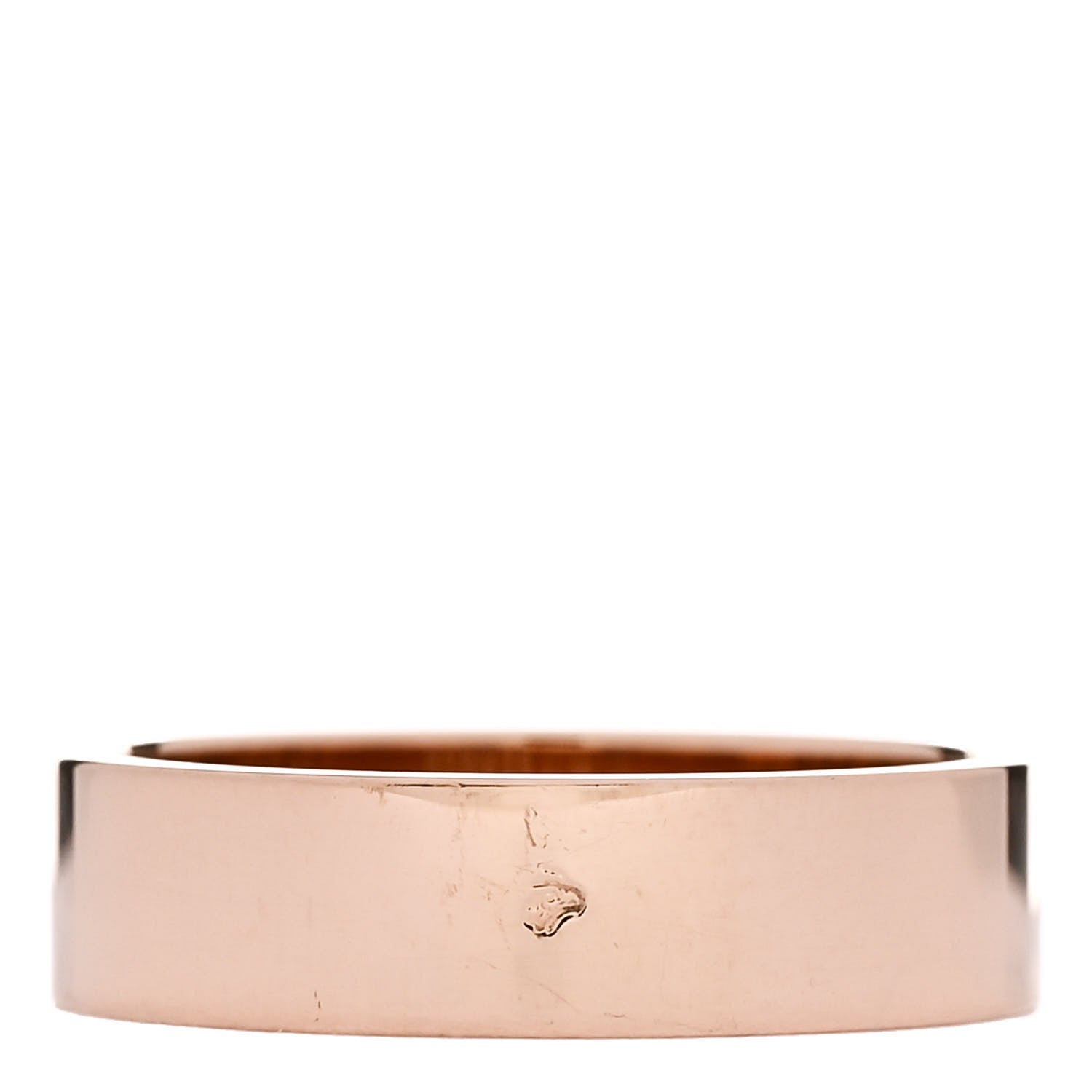 Hermes 18K Rose Gold PM Collier De Chien Ring 53 6.5 3 of 5