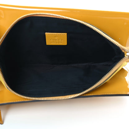 Gucci Patent Studded Wristlet Yellow 5 of 16