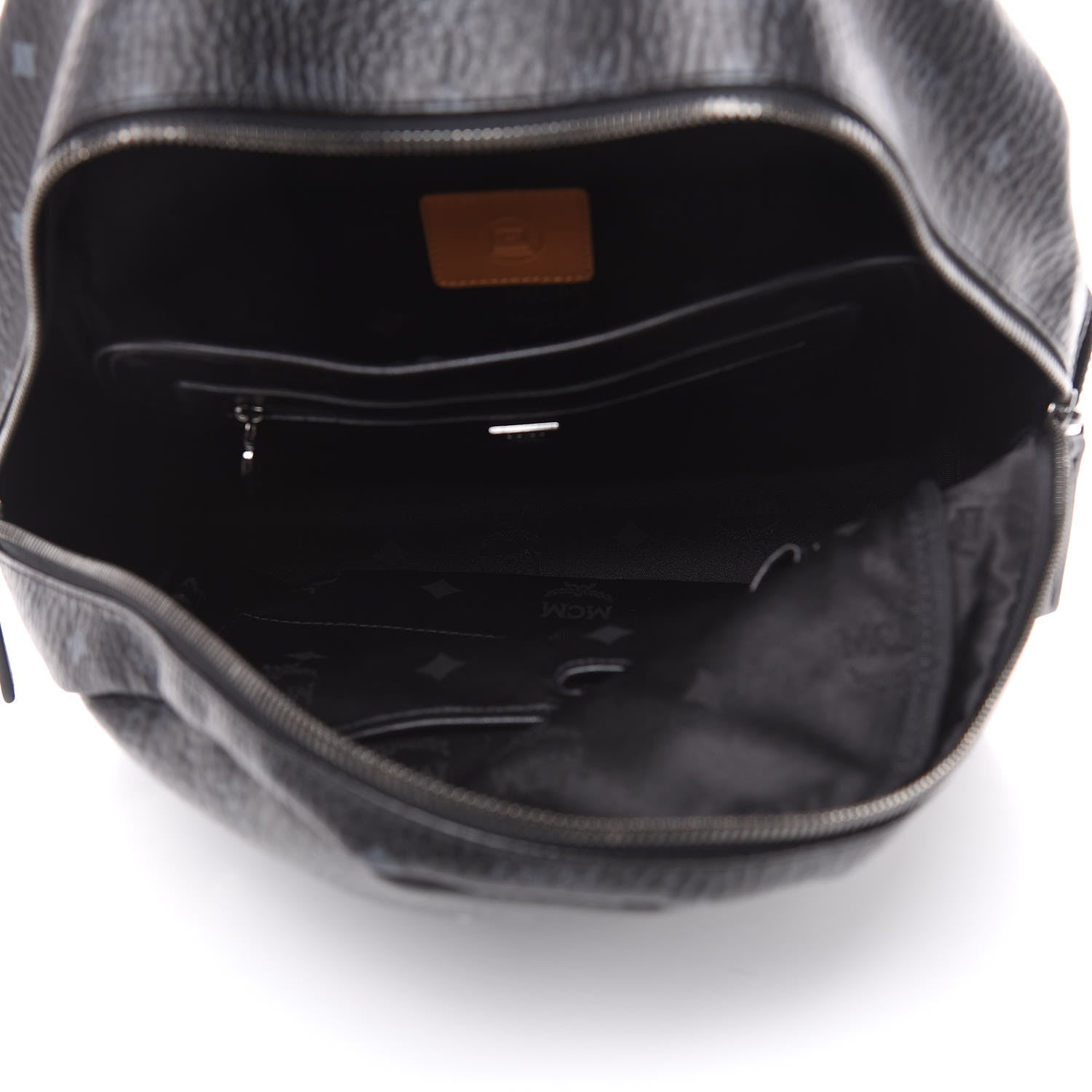 MCM Visetos Medium Stark Backpack Black 5 of 11