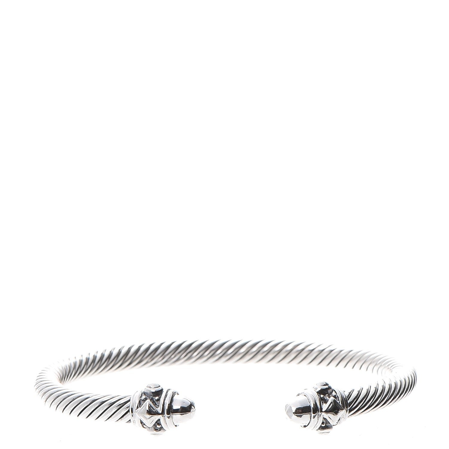 David Yurman Sterling Silver 5mm Renaissance Bracelet 1 of 5