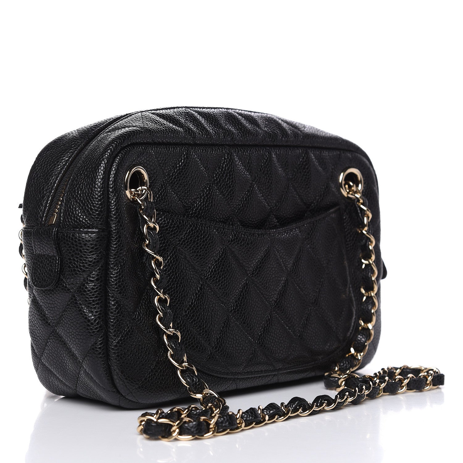 Chanel Caviar Quilted Camera Case Black 3 of 10