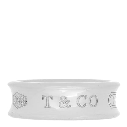 Tiffany Sterling Silver 1837 Band Ring 52 6 1 of 4