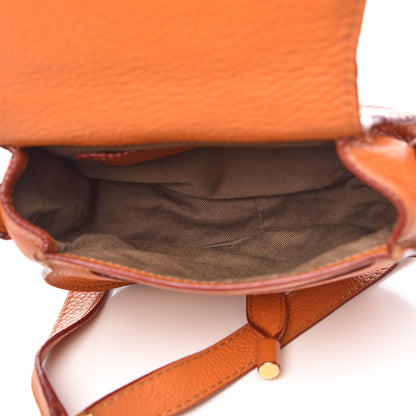 Chloe Calfskin Mini Marcie Round Crossbody Bag Orange 5 of 8