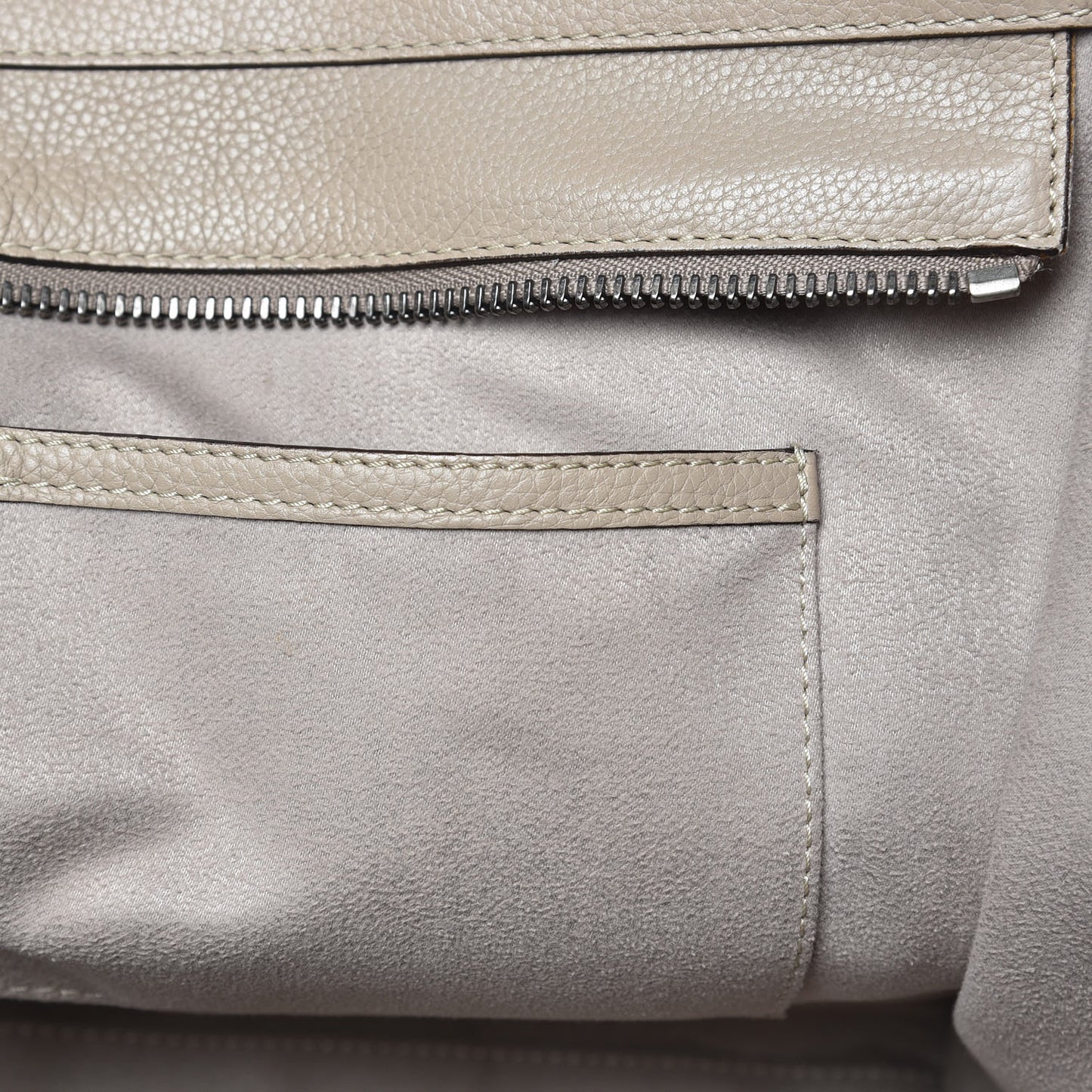 Drummed Calfskin Mini Luggage Dune