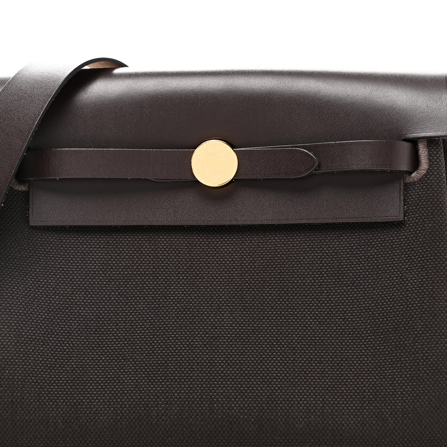 Hermes Military Toile Vache Hunter Herbag Zip Retourne 20 Ebene 8 of 11