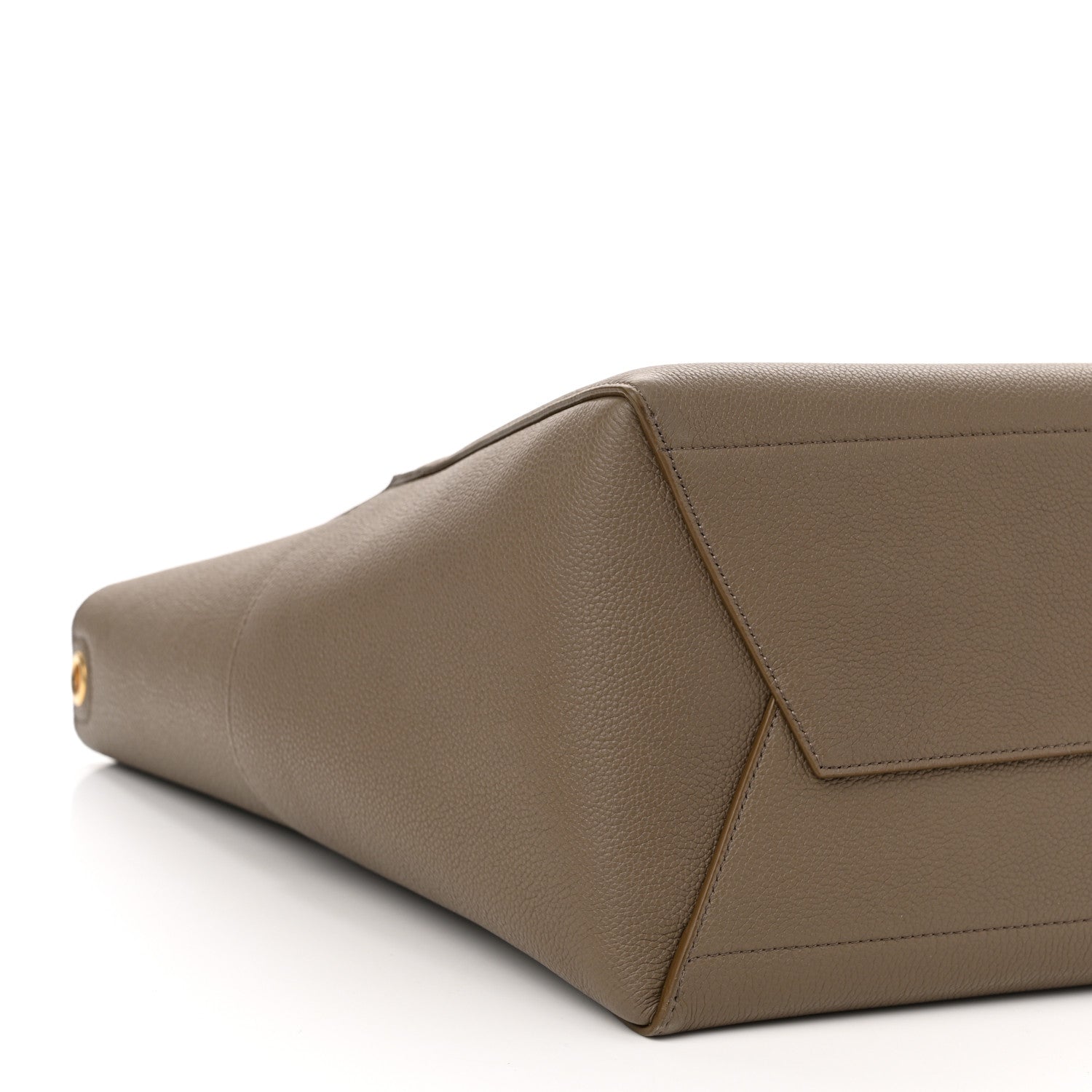 Celine Soft Grained Calfskin Sangle Bucket Bag Taupe 9 of 10